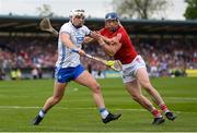 15 May 2022; Dessie Hutchinson of Waterford in action against Sean O’Donoghue of Cork during the Munster GAA Hurling Senior Championship Round 4 match between Waterford and Cork at Walsh Park in Waterford. Photo by Stephen McCarthy/Sportsfile