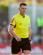 20 May 2022; Referee Robert Hennessy during the SSE Airtricity League Premier Division match between Bohemians and Sligo Rovers at Dalymount Park in Dublin. Photo by Michael P Ryan/Sportsfile