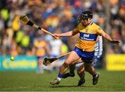 22 May 2022; David Reidy of Clare is tackled by Ian Kenny of Waterford during the Munster GAA Hurling Senior Championship Round 5 match between Clare and Waterford at Cusack Park in Ennis, Clare. Photo by Ray McManus/Sportsfile