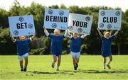 7 August 2013; Pictured are, from left, Daniel Peel, age 9, Sarah Ladden, age 9, Cormac Dignam, age 8, and Jane Murray, age 10, in attendance at the announcement of a new GAA club offer scheme from Liberty Insurance, proud partner of Hurling and Camogie, which has the potential to net huge returns for GAA clubs. Anyone who takes out a new car or motor insurance policy with Liberty Insurance before October 13th 2013 can nominate their local GAA club to receive €50 from Liberty Insurance. In addition, anyone who gets a quote can also nominate their GAA club to be in with a chance of winning €10,000. For more visit www.libertygaa.ie. St. Vincents GAA, Marino, Dublin. Photo by Sportsfile