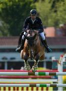 7 August 2013; Denis Lynch, Ireland, competing on All-Star 5, during the Irish Sports Council Classic. Discover Ireland Dublin Horse Show 2013, RDS, Ballsbridge, Dublin. Picture credit: Barry Cregg / SPORTSFILE