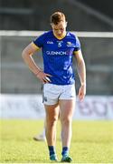 28 May 2022; Ryan Moffat of Longford dejected after his side's defeat in the Tailteann Cup Round 1 match between Longford and Fermanagh at Glennon Brothers Pearse Park in Longford. Photo by Sam Barnes/Sportsfile