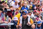29 May 2022; A Roscommon supporter arrives before the Connacht GAA Football Senior Championship Final match between Galway and Roscommon at Pearse Stadium in Galway. Photo by Sam Barnes/Sportsfile