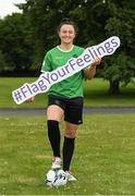 2 June 2022; Tiegan Ruddy of Peamount United during the SSE Airtricity WNL Well-Being Programme Launch at the FAI Headquarters in Abbotstown, Dublin. Photo by George Tewkesbury/Sportsfile