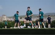 2 June 2022; Josh Cullen during a Republic of Ireland training session at the Yerevan Football Academy in Yerevan, Armenia. Photo by Stephen McCarthy/Sportsfile