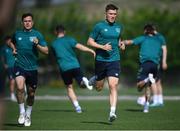 2 June 2022; Dara O'Shea and Josh Cullen, left, during a Republic of Ireland training session at the Yerevan Football Academy in Yerevan, Armenia. Photo by Stephen McCarthy/Sportsfile