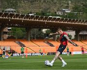 3 June 2022; James McClean during a Republic of Ireland training session at Vazgen Sargsyan Republican Stadium in Yerevan, Armenia. Photo by Stephen McCarthy/Sportsfile