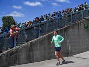 4 June 2022; Offaly selector Tomas Ó Sé runs out before the Tailteann Cup Quarter-Final match between Offaly and New York at O'Connor Park in Tullamore, Offaly. Photo by David Fitzgerald/Sportsfile