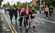 5 June 2022; Participants during the 2022 Vhi Women’s Mini Marathon in Dublin. 20,000 women from all over the country took to the streets of Dublin to run, walk and jog the 10km route, raising much needed funds for hundreds of charities around the country. www.vhiwomensminimarathon.ie Photo by Sam Barnes/Sportsfile