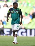 8 June 2022; Michael Obafemi of Republic of Ireland before the UEFA Nations League B group 1 match between Republic of Ireland and Ukraine at Aviva Stadium in Dublin. Photo by Ben McShane/Sportsfile