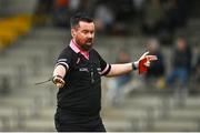 11 June 2022; Referee Seamus Mulvihill during the TG4 All-Ireland Ladies Football Senior Championship Group D - Round 1 match between Donegal and Waterford at St Brendan's Park in Birr, Offaly. Photo by Sam Barnes/Sportsfile