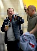 12 June 2022; Cork manager Keith Ricken is given a thumbs up by a supporter before the GAA Football All-Ireland Senior Championship Round 2 match between between Cork and Limerick at Páirc Ui Chaoimh in Cork. Photo by Eóin Noonan/Sportsfile