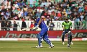 28 June 2022; Sanju Samson of India plays a shot during the LevelUp11 Second Men's T20 International match between Ireland and India at Malahide Cricket Club in Dublin. Photo by Sam Barnes/Sportsfile