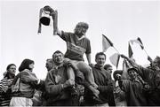 10 October 1993; Kerry Captain Eileen Dardis with the cup. All-Ireland Ladies Football Final, Kerry v Laois, Croke Park Dublin. Picture credit: Ray McManus / SPORTSFILE