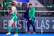 6 July 2022; Ireland coach Sean Dancer during the FIH Women's Hockey World Cup Pool A match between Ireland and Germany at Wagener Stadium in Amstelveen, Netherlands. Photo by Jeroen Meuwsen/Sportsfile