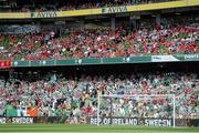 10 August 2013; Liverpool and Celtic supporters before the game. Dublin Decider, Liverpool XI v Glasgow Celtic XI, Aviva Stadium, Lansdowne Road, Dublin. Picture credit: Brendan Moran / SPORTSFILE