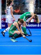 6 July 2022; Kathryn Mullan of Ireland looks dejected after the FIH Women's Hockey World Cup Pool A match between Ireland and Germany at Wagener Stadium in Amstelveen, Netherlands. Photo by Jeroen Meuwsen/Sportsfile