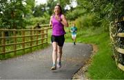 9 July 2022; Parkrun Ireland, in partnership with Vhi, added a new parkrun at Ballinamore Greenway in County Leitrim. parkruns take place over a 5km course weekly, are free to enter and are open to all ages and abilities, providing a fun and safe environment to enjoy exercise. To register for a parkrun near you visit www.parkrun.ie. Pictured are participants during a parkrun in Ballinamore, Leitrim.  Photo by Eóin Noonan/Sportsfile