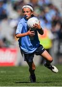 10 July 2022; Ethan O'Connor, The Heath N.S., The Heath, Portlaoise, Laois, representing Dublin during the INTO Cumann na mBunscol GAA Respect Exhibition Go Games at the GAA Football All-Ireland Senior Championship Semi-Final match between Dublin and Kerry at Croke Park in Dublin. Photo by Piaras Ó Mídheach/Sportsfile