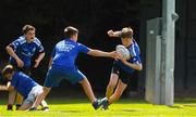 13 July 2022; Finn Maguire in action during the 2022 Bank of Ireland Leinster Rugby Summer Camp at Greystones RFC in Wicklow. Photo by Matt Browne/Sportsfile
