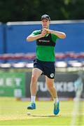 14 July 2022; George Dockrell during an Ireland men's cricket training session at Malahide Cricket Club in Dublin. Photo by Seb Daly/Sportsfile