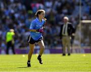 10 July 2022; Jessica Horan Ballyfin N.S. Ballyfin, Portlaoise Laois, representing Dublin, during the INTO Cumann na mBunscol GAA Respect Exhibition Go Games at the GAA Football All-Ireland Senior Championship Semi-Final match between Dublin and Kerry at Croke Park in Dublin. Photo by Ray McManus/Sportsfile