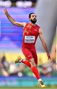 16 July 2022; Eusebio Cáceres of Spain competes in the men's long jump final during day two of the World Athletics Championships at Hayward Field in Eugene, Oregon, USA. Photo by Sam Barnes/Sportsfile