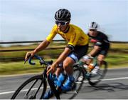 17 July 2022; Winner of the race overall Andrew August, Hot Tubes, in action during stage six of the Eurocycles Eurobaby Junior Tour 2022 in Clare. Photo by Stephen McMahon/Sportsfile