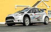 17 July 2022; Gareth Sayers and Gareth Gilchrist in their Ford Fiesta R5 during the Triton Showers National Rally Championship at Clonmel in Tipperary. Photo by Philip Fitzpatrick/Sportsfile