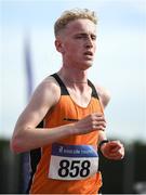 17 July 2022; Aaron Smith of Cilles AC, Meath, competing in the 5000m during Irish Life Health National Junior and U23s T&F Championships in Tullamore, Offaly. Photo by George Tewkesbury/Sportsfile