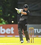 18 July 2022; Michael Bracewell of New Zealand during the Men's T20 International match between Ireland and New Zealand at Stormont in Belfast. Photo by Ramsey Cardy/Sportsfile