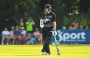18 July 2022; Michael Bracewell of New Zealand during the Men's T20 International match between Ireland and New Zealand at Stormont in Belfast. Photo by Ramsey Cardy/Sportsfile