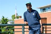 19 July 2022; Bob Beamon, 1968 Olympic Long Jump Champion, United States, during day five of the World Athletics Championships at Hayward Field in Eugene, Oregon, USA. Photo by Sam Barnes/Sportsfile