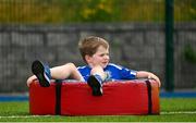 21 July 2022; Oliver Cummins during a Bank of Ireland Leinster Rugby Inclusion Camp at Castle Avenue in Dublin. Photo by Harry Murphy/Sportsfile