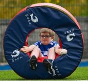 21 July 2022; Kealan Skelly during a Bank of Ireland Leinster Rugby Inclusion Camp at Castle Avenue in Dublin. Photo by Harry Murphy/Sportsfile