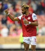 21 July 2022; Barry Cotter of St Patrick's Athletic after the UEFA Europa Conference League 2022/23 Second Qualifying Round First Leg match between St Patrick's Athletic and NS Mura at Richmond Park in Dublin. Photo by Stephen McCarthy/Sportsfile