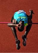 23 July 2022; Ken Mullings of Bahamas competes in the high jump of the men's decathlon during day nine of the World Athletics Championships at Hayward Field in Eugene, Oregon, USA. Photo by Sam Barnes/Sportsfile