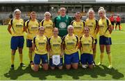 24 July 2022; Douglas Hall team before the FAI Women’s Intermediate Cup Final 2022 match between Douglas Hall LFC and Whitehall Rangers at Turners Cross in Cork. Photo by Michael P Ryan/Sportsfile