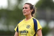 24 July 2022; Claire Cooney of Douglas Hall after the FAI Women’s Intermediate Cup Final 2022 match between Douglas Hall LFC and Whitehall Rangers at Turners Cross in Cork. Photo by Michael P Ryan/Sportsfile