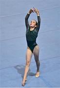 27 July 2022; Sophie McGuinness of Team Ireland competing in the girls artistic gymnastics event during day three of the 2022 European Youth Summer Olympic Festival at Banská Bystrica, Slovakia. Photo by Eóin Noonan/Sportsfile