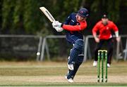 28 July 2022; Neil Rock of Northern Knights during the Cricket Ireland Inter-Provincial Trophy match between Munster Reds and Northern Knights at Pembroke Cricket Club in Dublin. Photo by Sam Barnes/Sportsfile