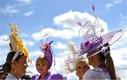 28 July 2022; A view of racegoers' hats ahead of racing on day four of the Galway Races Summer Festival at Ballybrit Racecourse in Galway. Photo by Seb Daly/Sportsfile