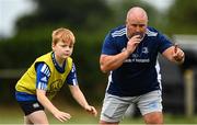 28 July 2022; Coach Noel Devlin during the Bank of Ireland Leinster Rugby Summer Camp at Kilkenny RFC in Kilkenny. Photo by Harry Murphy/Sportsfile