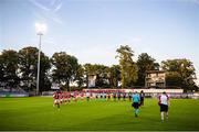 28 July 2022; St Patrick's Athletic during the UEFA Europa Conference League 2022/23 Second Qualifying Round Second Leg match between Mura and St Patrick's Athletic at Mestni Stadion Fazanerija in Murska Sobota, Slovenia. Photo by Vid Ponikvar/Sportsfile