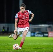 28 July 2022; Joseph Redmond of St Patrick's Athletic in action during the UEFA Europa Conference League 2022/23 Second Qualifying Round Second Leg match between Mura and St Patrick's Athletic at Mestni Stadion Fazanerija in Murska Sobota, Slovenia. Photo by Vid Ponikvar/Sportsfile