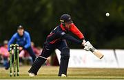 29 July 2022; Ben White of Northern Knights during the Cricket Ireland Inter-Provincial Trophy match between Northern Knights and Leinster Lightning at Pembroke Cricket Club in Dublin. Photo by Sam Barnes/Sportsfile