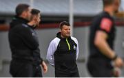 29 July 2022; Bangor Celtic manager John Scott during the Extra.ie FAI Cup First Round match between Bangor Celtic and Shamrock Rovers at Tallaght Stadium in Dublin. Photo by Piaras Ó Mídheach/Sportsfile