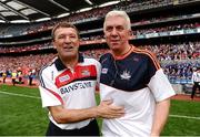 11 August 2013; Cork manager Jimmy Barry Murphy, left, celebrates with selector Ger Cunningham at the end of the game. GAA Hurling All-Ireland Senior Championship, Semi-Final, Dublin v Cork, Croke Park, Dublin. Photo by Sportsfile