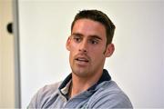 12 August 2013; Clare's Brendan Bugler during a press event ahead of their GAA Hurling All-Ireland Senior Championship Semi-Final against Limerick on Sunday. Templegate Hotel, Ennis, Co. Clare. Picture credit: Diarmuid Greene / SPORTSFILE