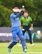 15 August 2022; Rahmanullah Gurbaz of Afghanistan during the Men's T20 International match between Ireland and Afghanistan at Stormont in Belfast. Photo by Ramsey Cardy/Sportsfile